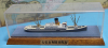 Passenger freighter "Usambara" DAL (1 p.) GER ca. 1923 Bille / Jahnke in showcase